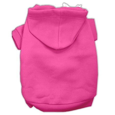 Blank Pet Hoodies Bright Pink Size XL